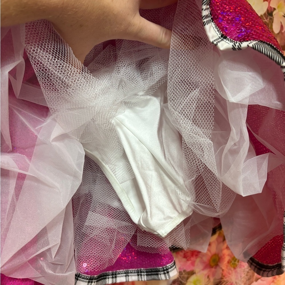Weissman Black Plaid and Pink Sequin Kids Costume - Picture 6 of 8